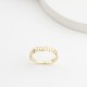 Glorria 14k Solid Gold Asymmetrical Ring Glorria 14k Solid Gold Asymmetrical Ring
