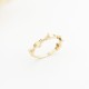 Glorria 14k Solid Gold Stone-Set Asymmetrical Ring Glorria 14k Solid Gold Stone-Set Asymmetrical Ring