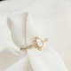 Glorria 14k Solid Gold Stone-Set Retro Ring Glorria 14k Solid Gold Stone-Set Retro Ring