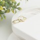 Glorria 14k Solid Gold Knot Ring