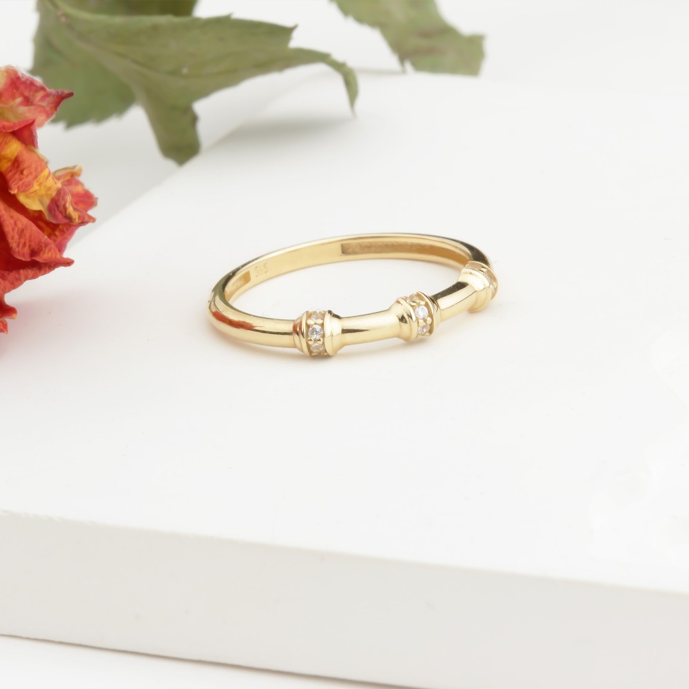 Glorria 14k Solid Gold Ring