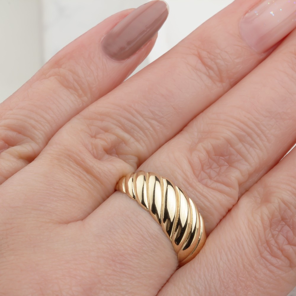 Glorria 14k Solid Gold Ring