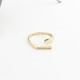 Glorria 14k Solid Gold Stone-Set Ring