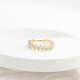 Glorria 14k Solid Gold Asymmetrical Ring Glorria 14k Solid Gold Asymmetrical Ring