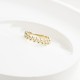 Glorria 14k Solid Gold Asymmetrical Ring Glorria 14k Solid Gold Asymmetrical Ring