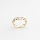 Glorria 14k Solid Gold Stone-Set Asymmetrical Ring Glorria 14k Solid Gold Stone-Set Asymmetrical Ring