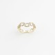 Glorria 14k Solid Gold Stone-Set Asymmetrical Ring Glorria 14k Solid Gold Stone-Set Asymmetrical Ring