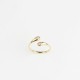 Glorria 14k Solid Gold Stone-Set Ring