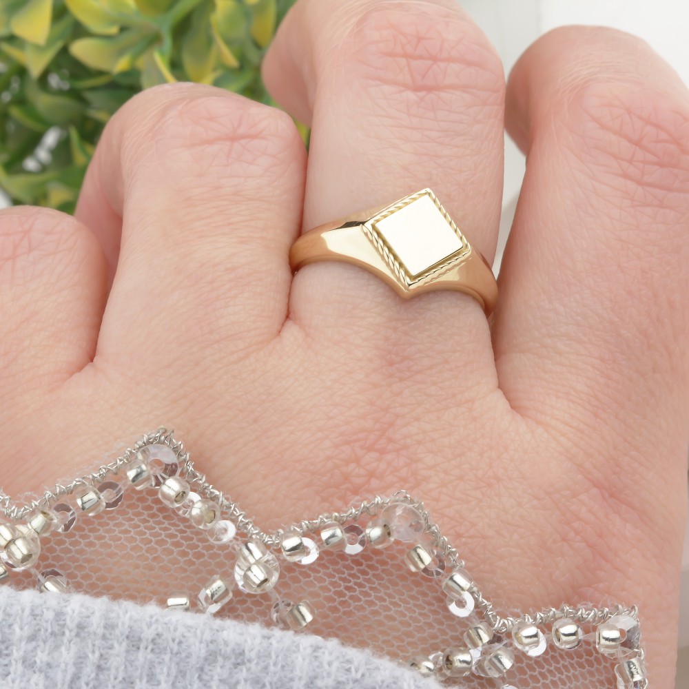 Glorria 14k Solid Gold Ring