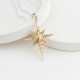 Glorria 14k Solid Gold North Star Pendant