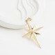 Glorria 14k Solid Gold North Star Pendant