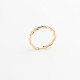 Glorria 14k Solid Gold Modern Twist Ring