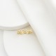 Glorria 14k Solid Gold Floral Beaded Ring Glorria 14k Solid Gold Floral Beaded Ring