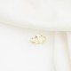 Glorria 14k Solid Gold Cross Ring