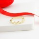 Glorria 14k Solid Gold Zigzag Pattern Ring Glorria 14k Solid Gold Zigzag Pattern Ring