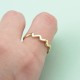 Glorria 14k Solid Gold Zigzag Pattern Ring Glorria 14k Solid Gold Zigzag Pattern Ring