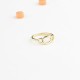Glorria 14k Solid Gold Double Circle Pattern Ring Glorria 14k Solid Gold Double Circle Pattern Ring