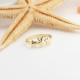 Glorria 14k Solid Gold Triple Star Ring Glorria 14k Solid Gold Triple Star Ring