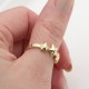 Glorria 14k Solid Gold Triple Star Ring Glorria 14k Solid Gold Triple Star Ring