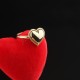 Glorria 14k Solid Gold Beaded Heart Ring Glorria 14k Solid Gold Beaded Heart Ring