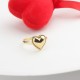 Glorria 14k Solid Gold Beaded Heart Ring Glorria 14k Solid Gold Beaded Heart Ring