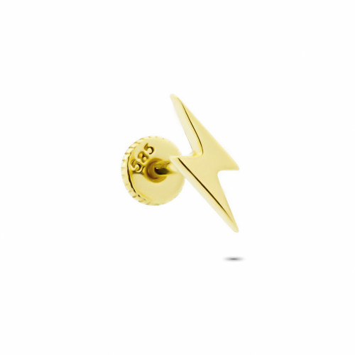 Glorria 14k Solid Gold Lightning Helix Piercing Glorria 14k Solid Gold Lightning Helix Piercing