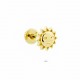 Glorria 14k Solid Gold Sun Helix Piercing