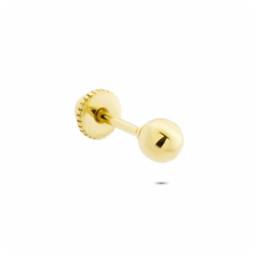 Glorria 14k Solid Gold Ball Helix Piercing Glorria 14k Solid Gold Ball Helix Piercing