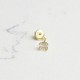 Glorria 14k Solid Gold Geometric Helix Piercing