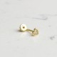 Glorria 14k Solid Gold Heart Helix Piercing