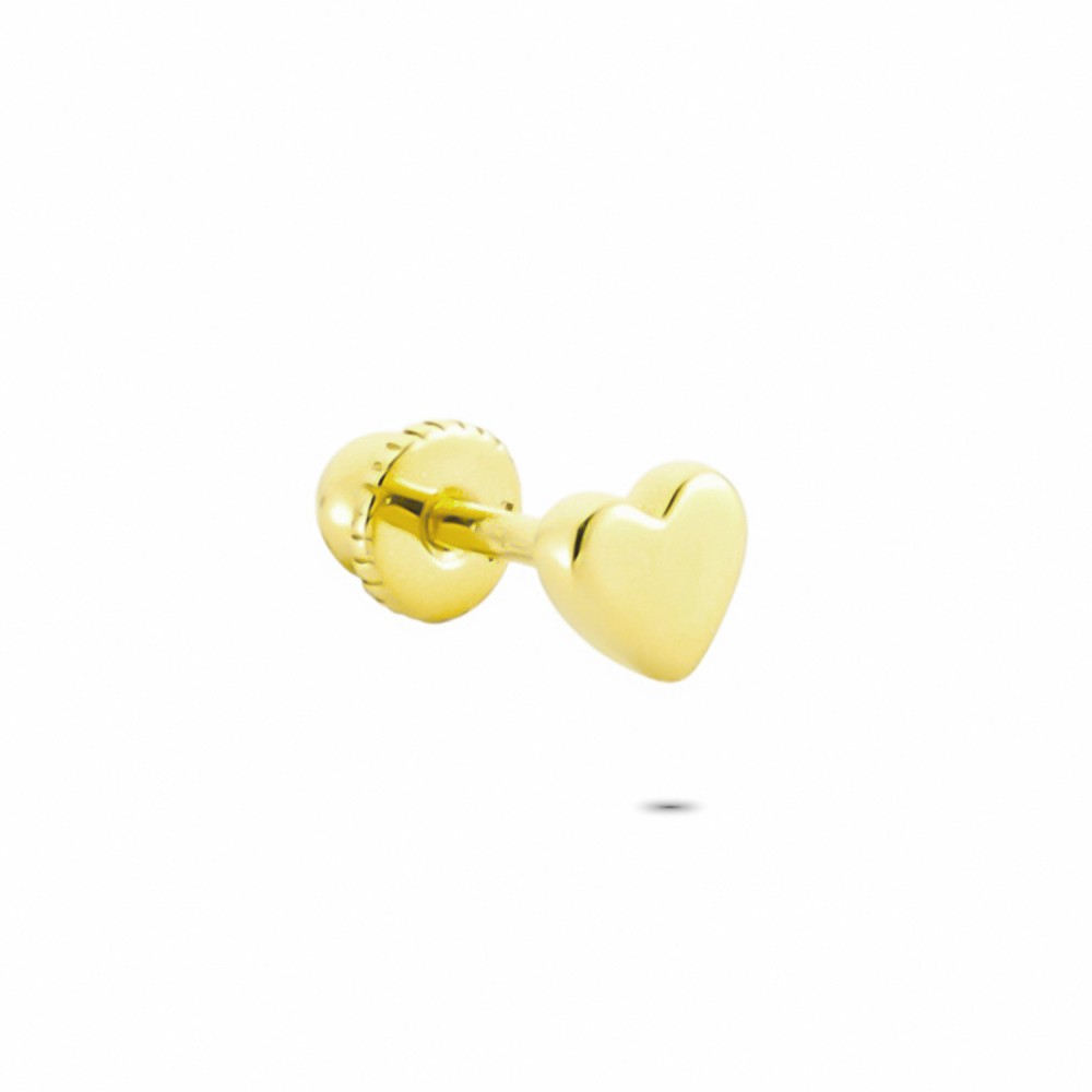 Glorria 14k Solid Gold Heart Helix Piercing