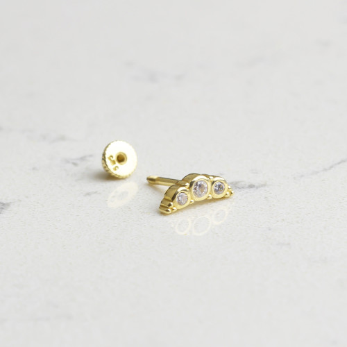 Glorria 14k Solid Gold Angel Wing Helix Piercing