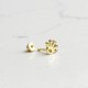 Glorria 14k Solid Gold Crown Helix Piercing