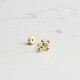 Glorria 14k Solid Gold Solitaire Helix Piercing Glorria 14k Solid Gold Solitaire Helix Piercing