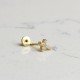 Glorria 14k Solid Gold Cross Helix Piercing