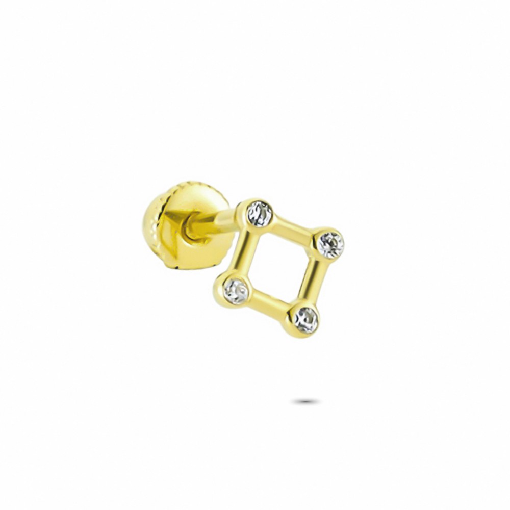 Glorria 14k Solid Gold Geometric Helix Piercing