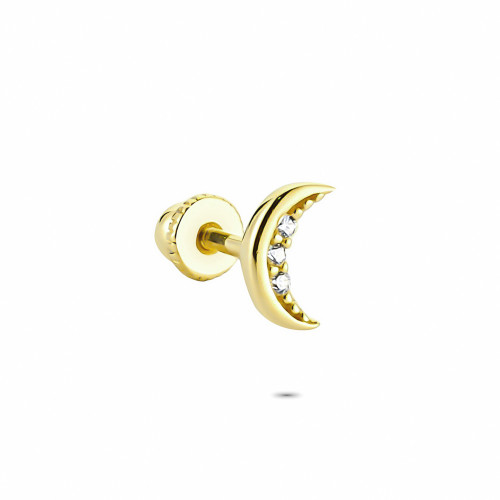 Glorria 14k Solid Gold Moon Helix Piercing Glorria 14k Solid Gold Moon Helix Piercing