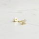 Glorria 14k Solid Gold Clover Helix Piercing