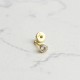Glorria 14k Solid Gold Solitaire Helix Piercing Glorria 14k Solid Gold Solitaire Helix Piercing