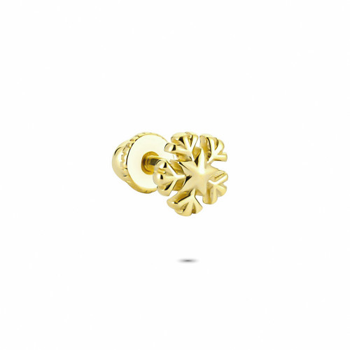 Glorria 14k Solid Gold Snowflake Helix Piercing Glorria 14k Solid Gold Snowflake Helix Piercing