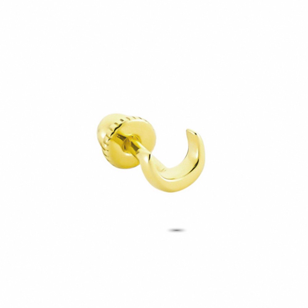 Glorria 14k Solid Gold Crescent Helix Piercing