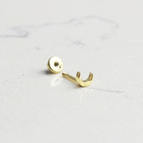 Glorria 14k Solid Gold Crescent Helix Piercing Glorria 14k Solid Gold Crescent Helix Piercing