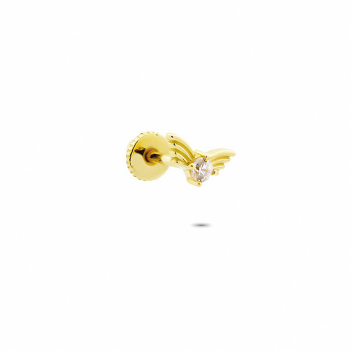 Glorria 14k Solid Gold Angel Wing Helix Piercing Glorria 14k Solid Gold Angel Wing Helix Piercing