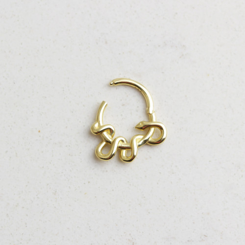 Glorria 14k Solid Gold Ring Piercing Glorria 14k Solid Gold Ring Piercing