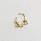 Glorria 14k Solid Gold Ring Piercing