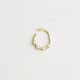 Glorria 14k Solid Gold Stone Ring Piercing Glorria 14k Solid Gold Stone Ring Piercing