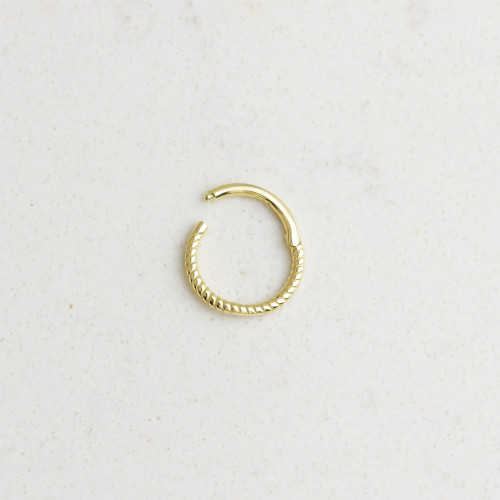 Glorria 14k Solid Gold Gourmet Ring Piercing Glorria 14k Solid Gold Gourmet Ring Piercing