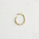 Glorria 14k Solid Gold Five Stone Ring Piercing Glorria 14k Solid Gold Five Stone Ring Piercing