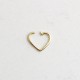 Glorria 14k Solid Gold Heart Ring Piercing Glorria 14k Solid Gold Heart Ring Piercing
