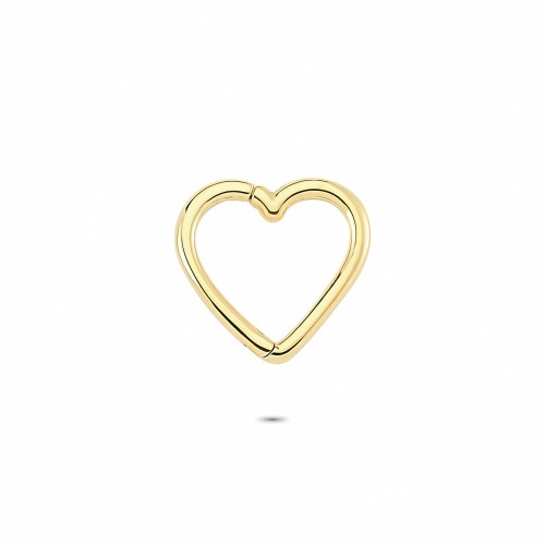 Glorria 14k Solid Gold Heart Ring Piercing Glorria 14k Solid Gold Heart Ring Piercing